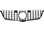 Griglia Radiatore Per Mercedes W166 Ml 12-14 GT-R Panamericana Look Nero Lucido.