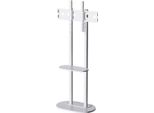 Supporto Da Pavimento Per Tv 40-75 Pollici - Bianco - Supporto - Montante - Robusto - Regolabile In Altezza - 40 Kg