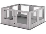 Bolt Edge Geharde Glass Puppy Box - Box Per Cani E Piccoli Animali - Recinto Per La Nascita - 120X118,6X60Cm - Per Cani, Gatti, Conigli E Piccoli Animali