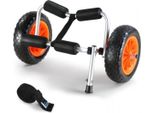 Carrello Pieghevole Per Kayak - Sup, Canoa, Kayak E Tavola Da Surf - Portata 113 Kg - Ruote Inpoliuretano- Telaio In Alluminio