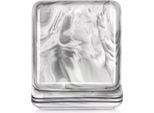 Set Da Portata Dynastic - 4 Pezzi - 4 Persone - Ceramica Marmerlook - Piatto Per La Cena E Piatto Per La Colazione - Elegante E Senza Tempo