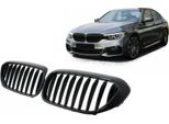 Griglia Radiatore Per Bmw 5 G30 G31 Berlina Touring 2017-2020 Nero Lucido.