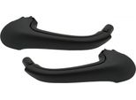 Set Maniglie Porte Anteriori Tirate Interne Per Mercedes Classe C W203 S203 00-07 Nero.