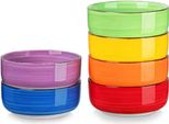 Set Da Portata Castella - 6 Pezzi - 6 Persone - Ceramica Blu - Piatti Per La Cena, Piatti Fondi E Piatti Per La Colazione - Moderno E Senza Tempo