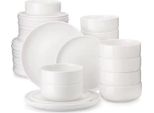 Set Da Portata Eminent - 12 Persone - 36 Pezzi - Bianco - Ceramica - Piatti Da Portata E Piatti Piccoli