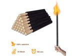Torce Tolletour Torce Da Giardino Torce Di Cera Di Alta Qualità Tempo Di Combustione Vario Torce Di Cera Di Alta Qualità Con Tempi Di Combustione Diversi 90Min 72Cm 150X