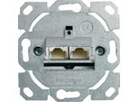 TelegäRtner 100022944 Presa 2 X RJ-45 Zinco
