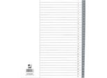 Q-Connect® KF02296 Indice Numerico - 1 - 31, Pp, A4 Extra Largo, 31 Fogli, Grigio