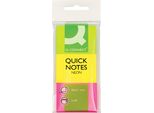 Q-Connect® KF01224 Pennarello Adesivo Neon - 38 X 51 Mm, 3X 50 Strisce