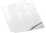 Q-Connect® KF01980 Flipchart-Block, 68 X 99 Cm, Kariert/Blanko, 20 Blatt