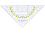 Aristo AR1555/2 Geo-Triangolo® Con Impugnatura, Plexiglas®, 225 Mm