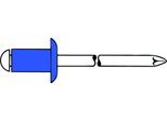 Gesipa Rivetti Ciechi Acciaio/Acciaio 6,4 X 12 250 Pz
