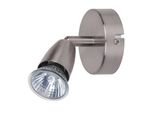 Lampada Da Parete Diritta Moderna GU10 Cromo Satinato Norman 5991 Rabalux