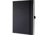 Sigel CO116 Quaderno Conceptum - A4+, A Righe, 194 Pagine, Nero, Copertina Rigida