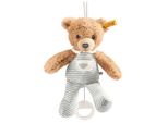 Steiff Carillon Sleep Well Orso Peluche Carillon Grigio 20 Cm
