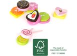 Piede Piccolo 10888 Dolci, 14 Pezzi (1 Set)