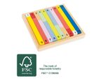 Small Foot 11167 Bastoncini Per Contare In Legno, Per Imparare I Numeri E La Matematica, Giocattolo Educativo, Da 4 Anni. Giocattolo Educativo, Multicolore