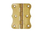 Cerniera Per Cassa Con Perno Rivettato Zincato Giallo 60X80X2,0Mm