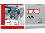 Novus - Graffette 24/6 Din, Confezione Da 1000 Graffette