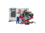 Bruder Bworld 62102 Officina Moto Scrambler Ducati Full Throttle Set Di Figure Da Gioco