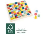 Small Foot - Gioco Del Sudoku In Legno A Colori, 82Dlg.