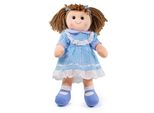 Bigjigs Toys Bambola Di Stoffa Amelia 38 Cm