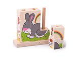 Cubi Animali Impilabili Bigjigs Baby
