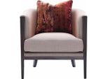 Poltrona Wing Chair Tessuto Grigio Poltrona Cocktail Poltrona Relax Poltrona Design