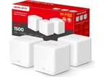Mercusys Wl-Router Halo H1500X Home Mesh Wifi System 3-Pack (Halo H1500X(3-Pack))