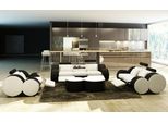 Set Divano In Pelle Con Usb Set Divano Imbottito Set Divano 3/2/1 Posti Relax