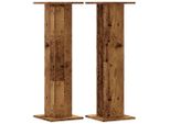 Vidaxl Supporto Per Piante 2 Pz. Aspetto Legno Recuperato 30X30X95 Cm Materiale A Base Di Legno