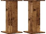 Vidaxl Supporto Per Piante 2 Pz. Aspetto Legno Recuperato 30X30X60 Cm Materiale A Base Di Legno