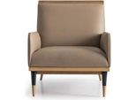 Poltrona Monoposto Poltrona Club Lusso Beige Ecopelle Soggiorno