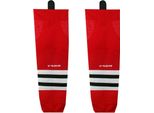 Tronx SK300 Calzettoni Da Hockey Senior, Chicago Blackhawks, Rosso, Misura: 30 Pollici