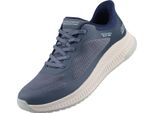 Skechers Slip-Ins Bobs Squad 4 Staple Look Sneaker Donna Blau