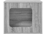Vidaxl Casetta Per Gatti Grey Sonoma 51 X 30 X 42 Cm Materiale A Base Di Legno
