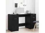 Maison Exclusive - Scrivania Rovere Nero 133 X 50 X 75 Cm Legno Multistrato