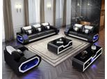 Set Divano Imbottito In Pelle Set Divano 3+2+1 Posti G8046D Divani