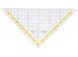 Aristo AR1650/1 Triangolo Da Disegno Tz-Triangle®, Plexiglas® Senza Impugnatura, 225 Mm, Trasparente