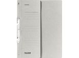Falken 80000763 Einhakhefter A4 1/2 Vorderdeckel Kfm. Heftung, Grau, Manilakarton, 250 G/Qm