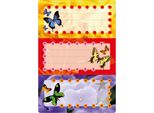 Herma 5574 Etichette Per La Scuola - Farfalle, Glitterate