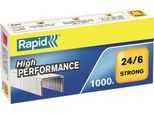 Rapid® 24855800 Graffette 24/6Mm Forti, Zincate, 1000 Pezzi