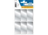 Etichette Herma Decor Argento 26 X 54 Mm, Adesivo Permanente