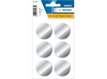 Etichette Herma Decor Argento Ø 32 Mm, Adesivo Permanente