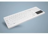 Active Key Contour Design Active Key AK-C7412, Dimensioni Standard (100%), Con Cavo, Usb, Tasti A Membrana, Qwertz, Bianco