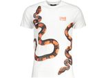 Cavalli Class Maglietta Con Stampa Serpente Bianco : Taglia - 2XL Taglia: 2XL
