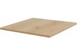 Piano Quadrato Laminato 70 X 70 Cm, Legno Chiaro - Oviala Haussmann