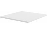Piano Quadrato Laminato 60 X 60 Cm Bianco - Oviala Haussmann