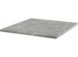 Piano Quadrato Laminato 60 X 60 Cm In Marmo Grigio - Oviala Haussmann