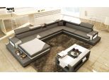 Divano In Pelle Con Usb, Divano Ad Angolo Divano A U Divano Zona Giorno Design Sedile Ad Angolo